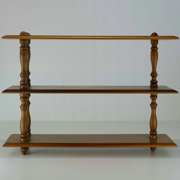 Massives Regal, Handarbeit aus Nussbaumholz - VS108