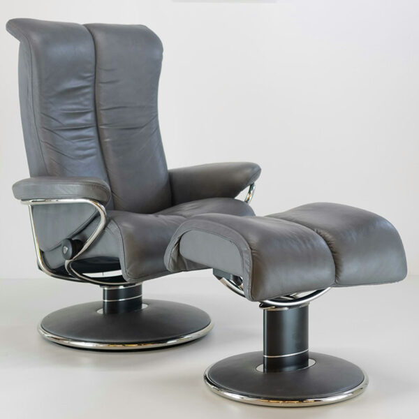 Stressless® Blues L Relaxsessel mit Hocker - VS112