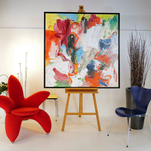Zima nach Willem de Kooning, abstrakte Leinwand - VS144