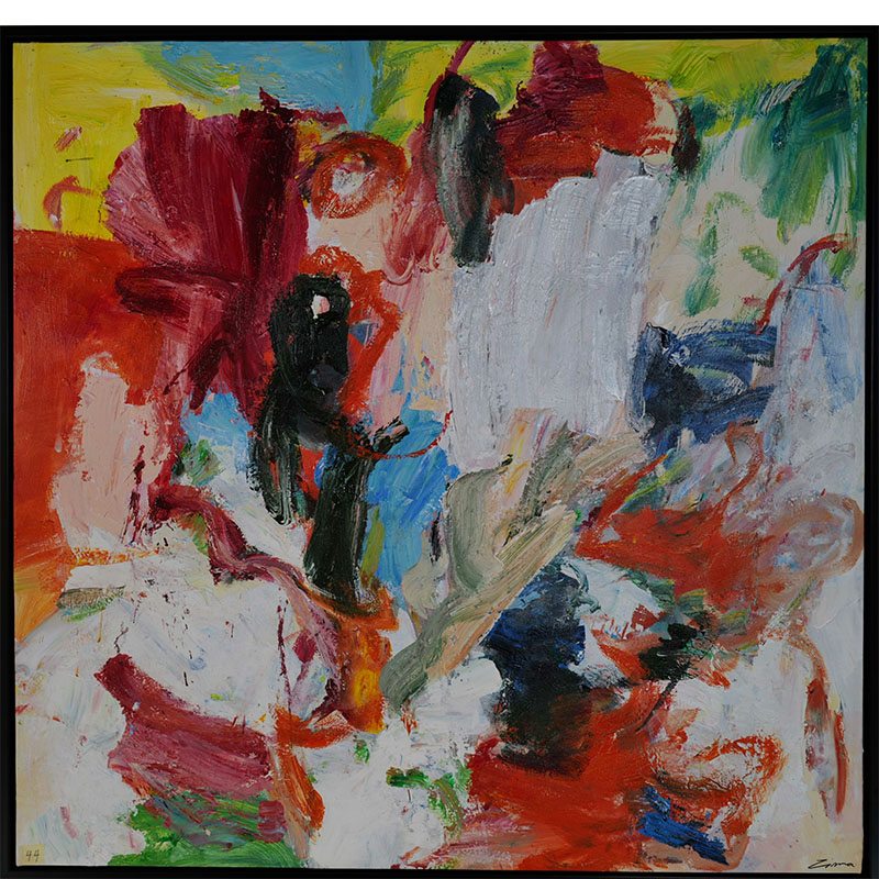 Zima nach Willem de Kooning, abstrakte Leinwand - VS144 – Bild 3