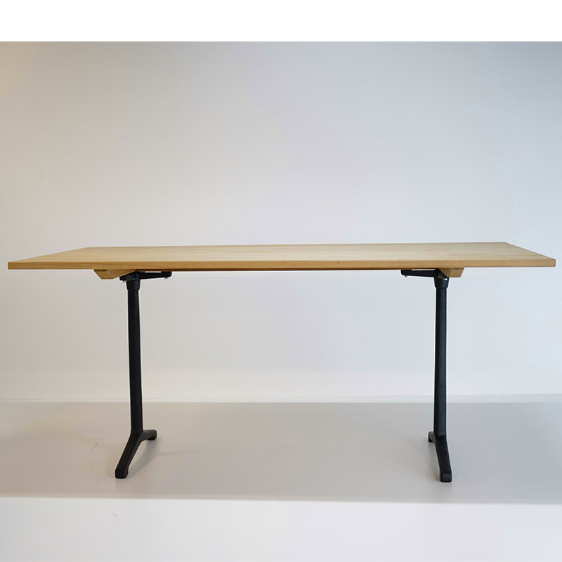 Original Horgenglarus Tisch, Buche massiv, restauriert - VS139 – Bild 2