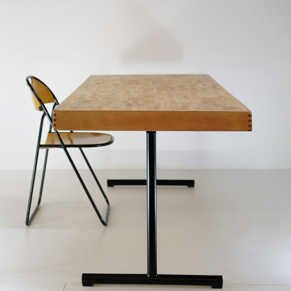 Restaurierter Klapptisch 180×80, geölt & neu lackiert - VS140