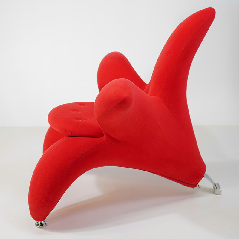 Roter Edra, Getsuen, Lily-Stuhl von Masanori Umeda,  - VS148 – Bild 2