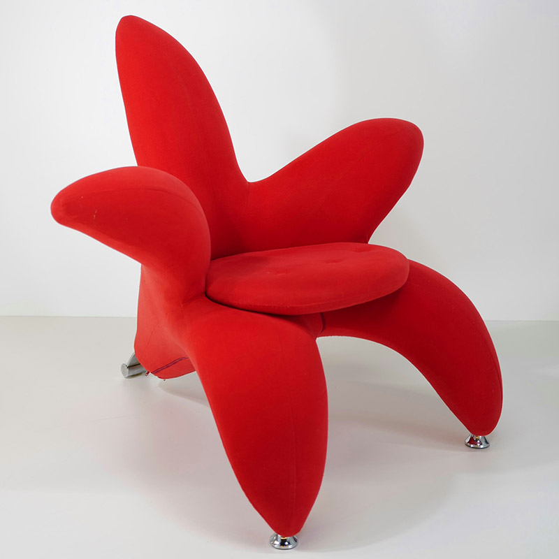 Roter Edra, Getsuen, Lily-Stuhl von Masanori Umeda,  - VS148 – Bild 4